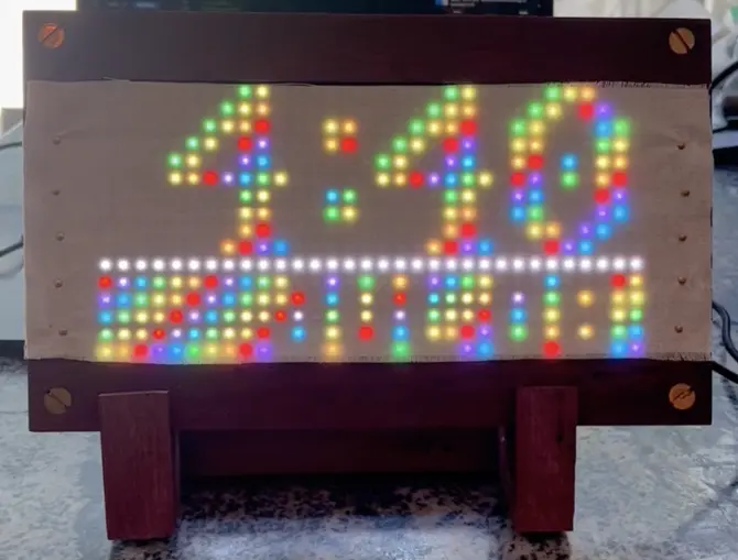 LED Matrix Alarm Clocks